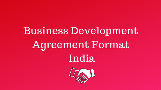 Business Development Agreement Format India-min